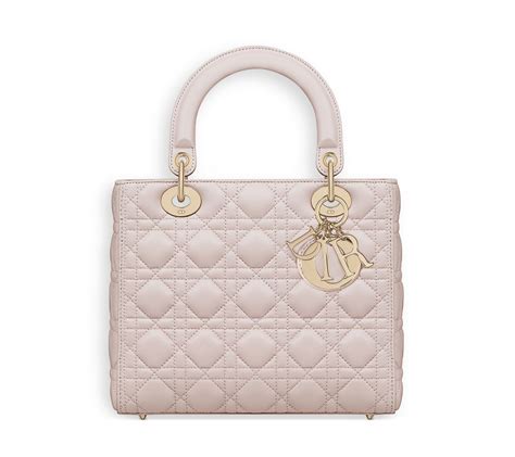 lady dior bag in rose poudre lambskin price|Dior lambskin bag.